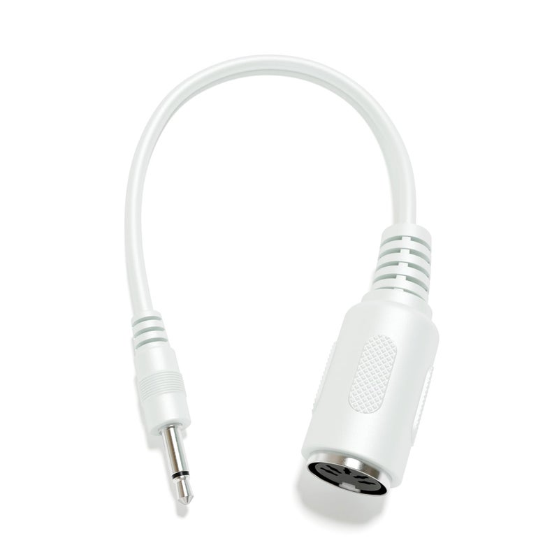 ExcelValley - Female DIN MIDI Adapter Breakout Conversion Cable - Mini/Micro Jack [Straight | C-3.5mm] - Image 1